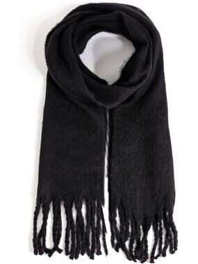 Cozy Oversized Chunky Scarf - Warm Thick Blanket Wrap, Colorful Long Solid Style